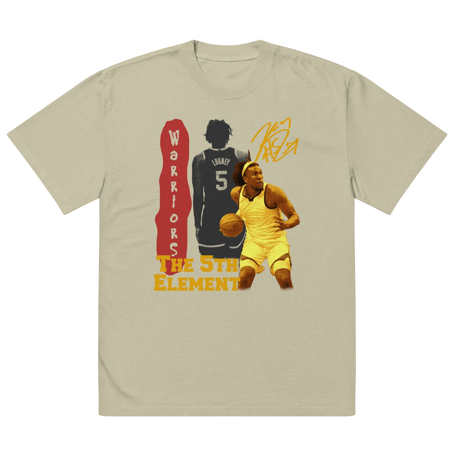 Kevon Looney - A Warrior - Oversized - Faded Shirt