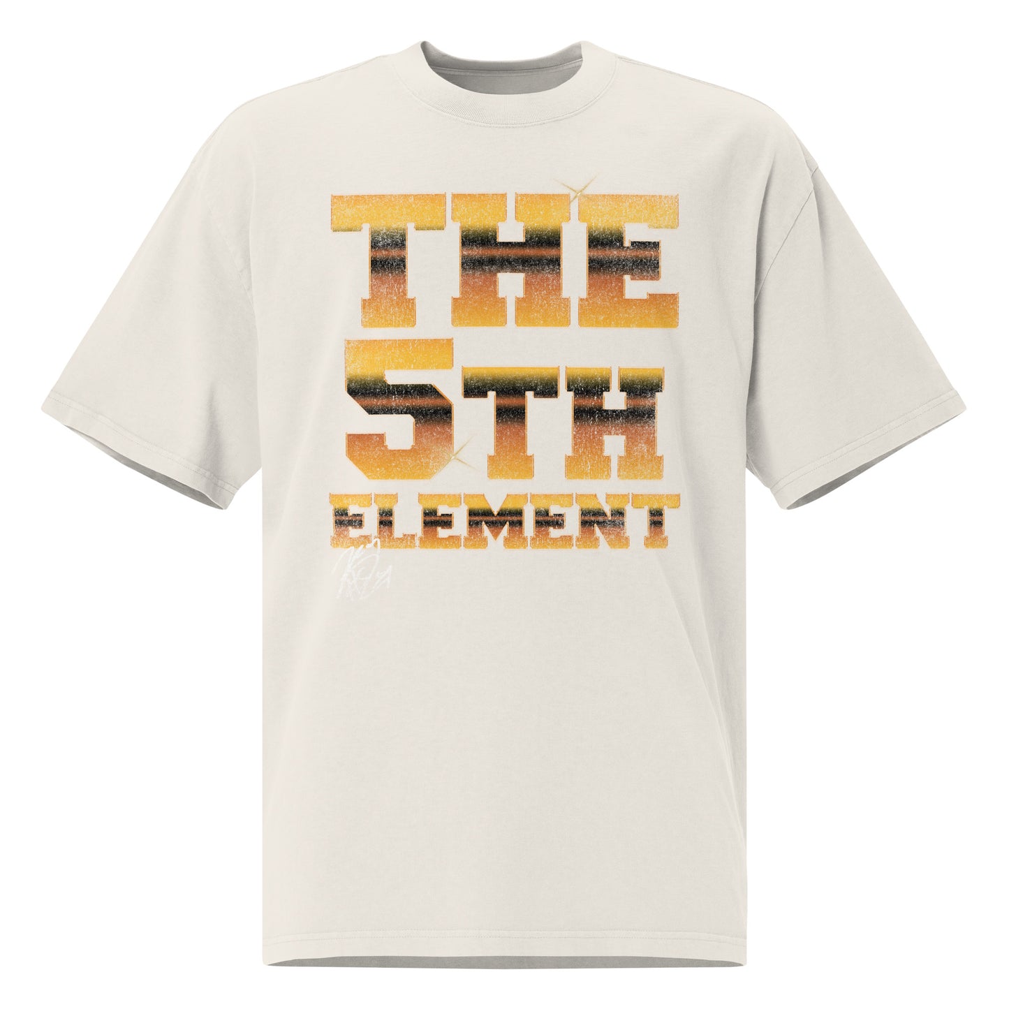 Kevon Looney - The 5th Element Logo - Oversized - Faded Shirt