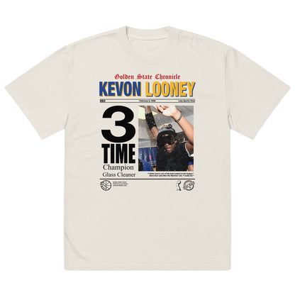 Kevon Looney - Breaking News - Oversized faded t-shirt