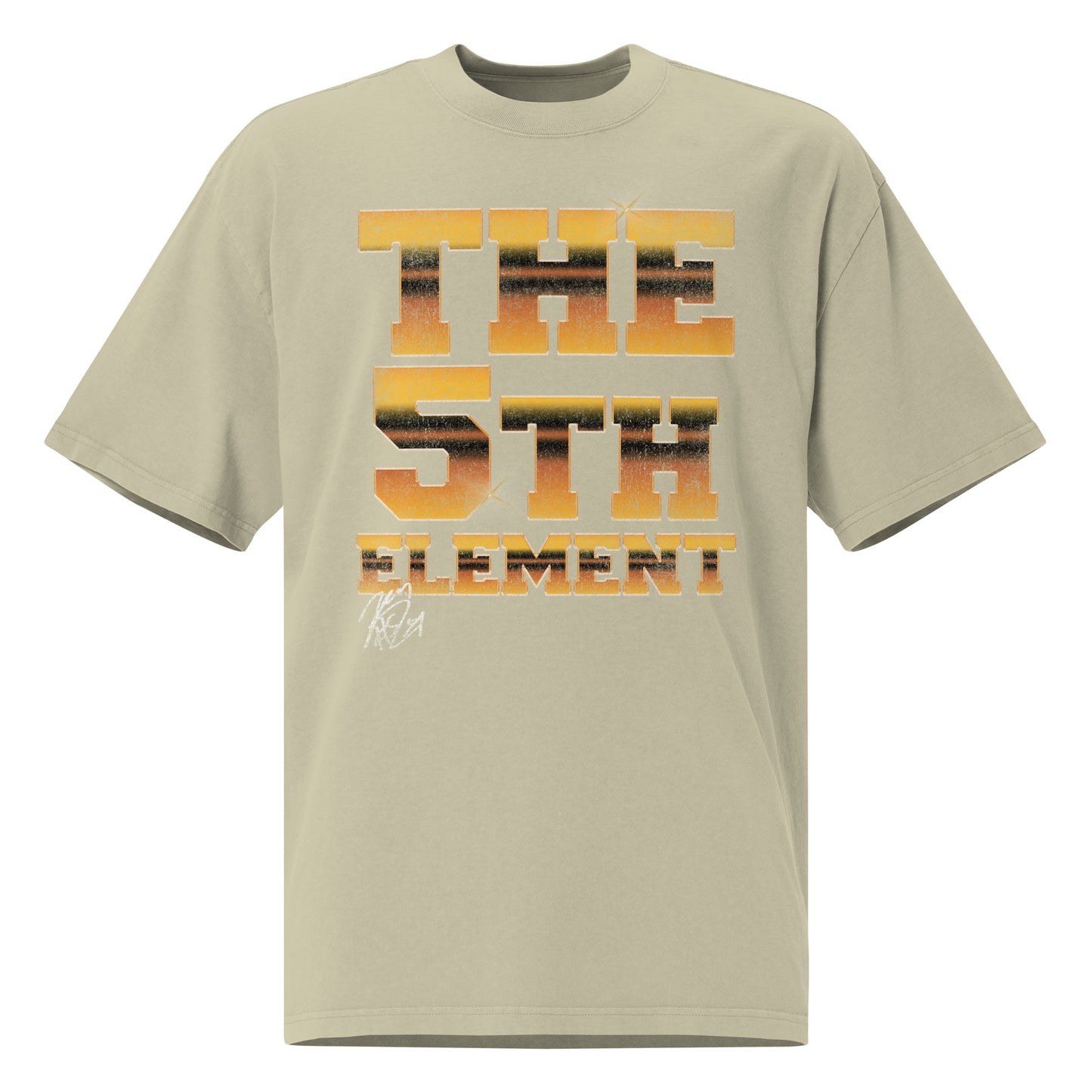 Kevon Looney - The 5th Element Logo - Oversized - Faded Shirt