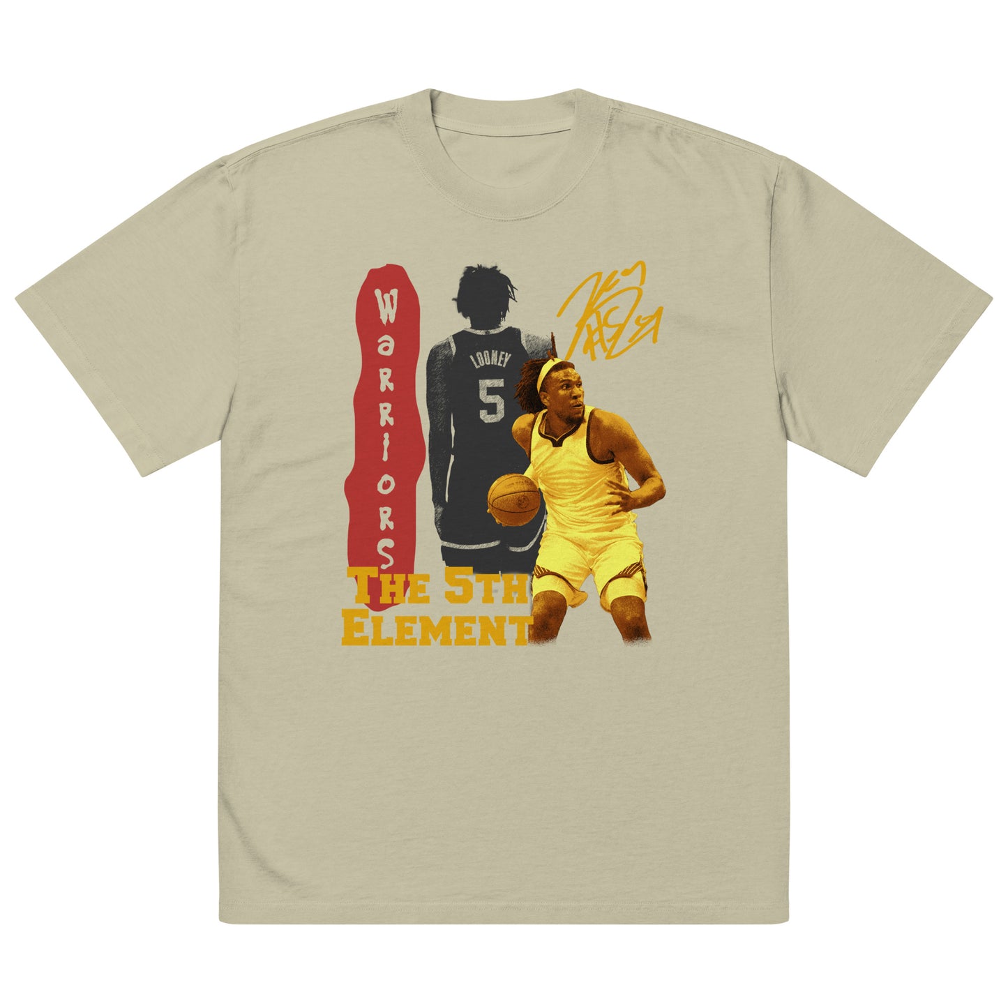 Kevon Looney - A Warrior - Oversized - Faded Shirt