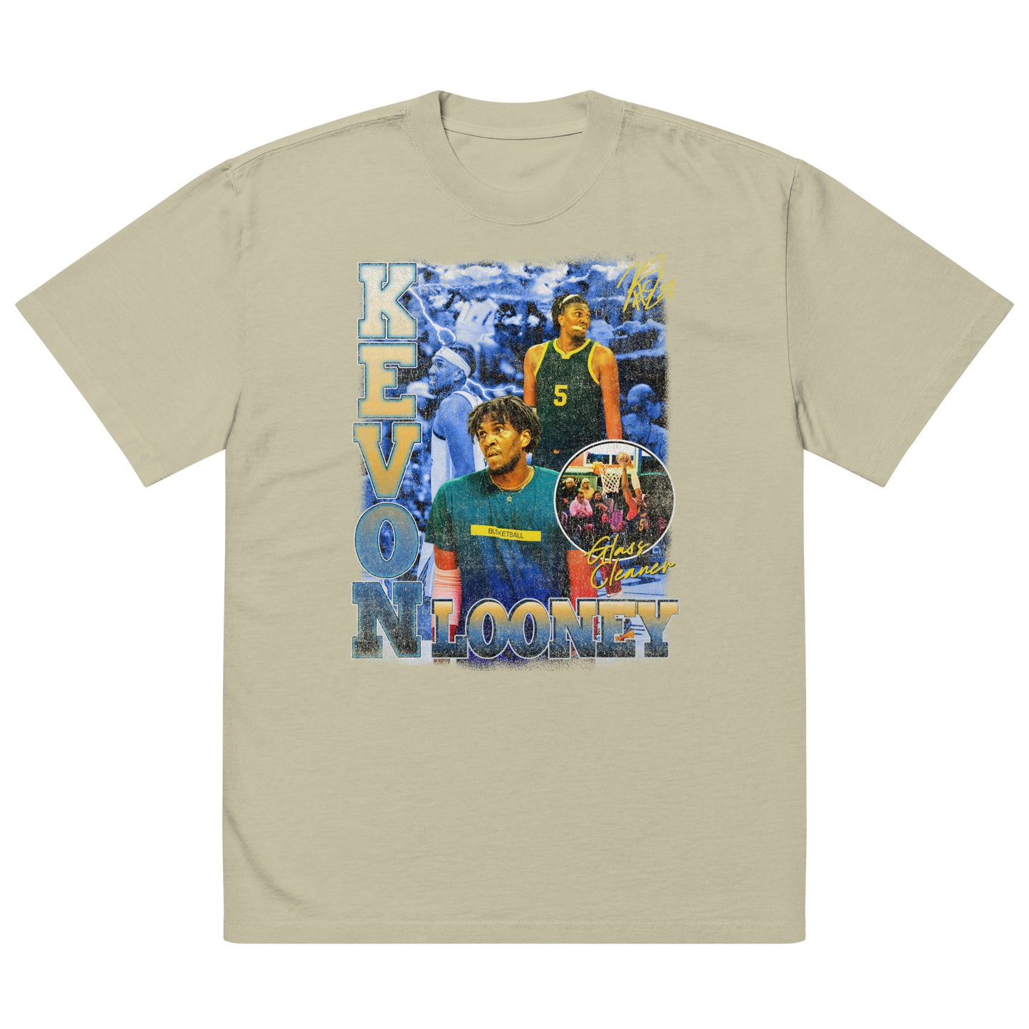 Kevon Looney Vintage Tee - Oversized - Faded Shirt