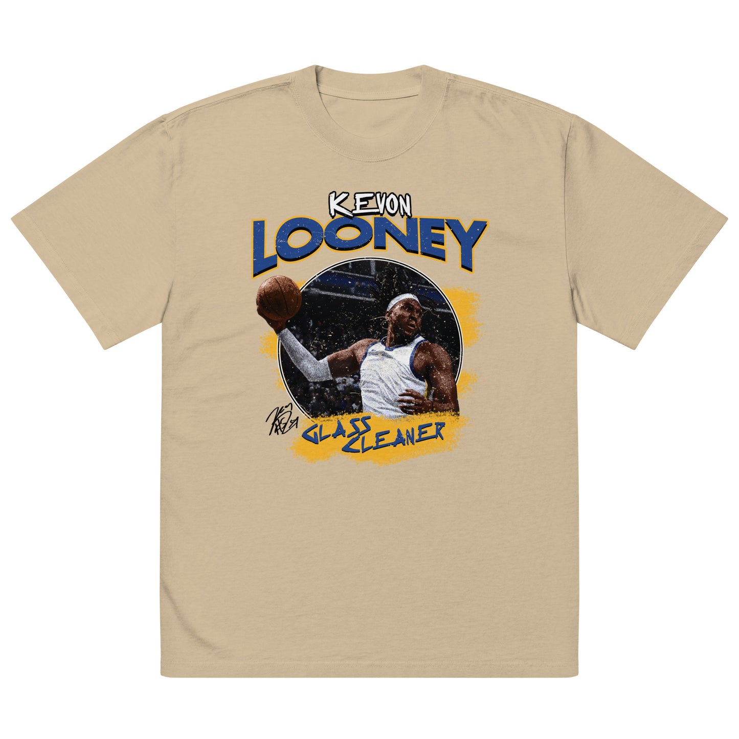 Kevon Looney - The Glass Cleaner - Oversized - Faded Shirt