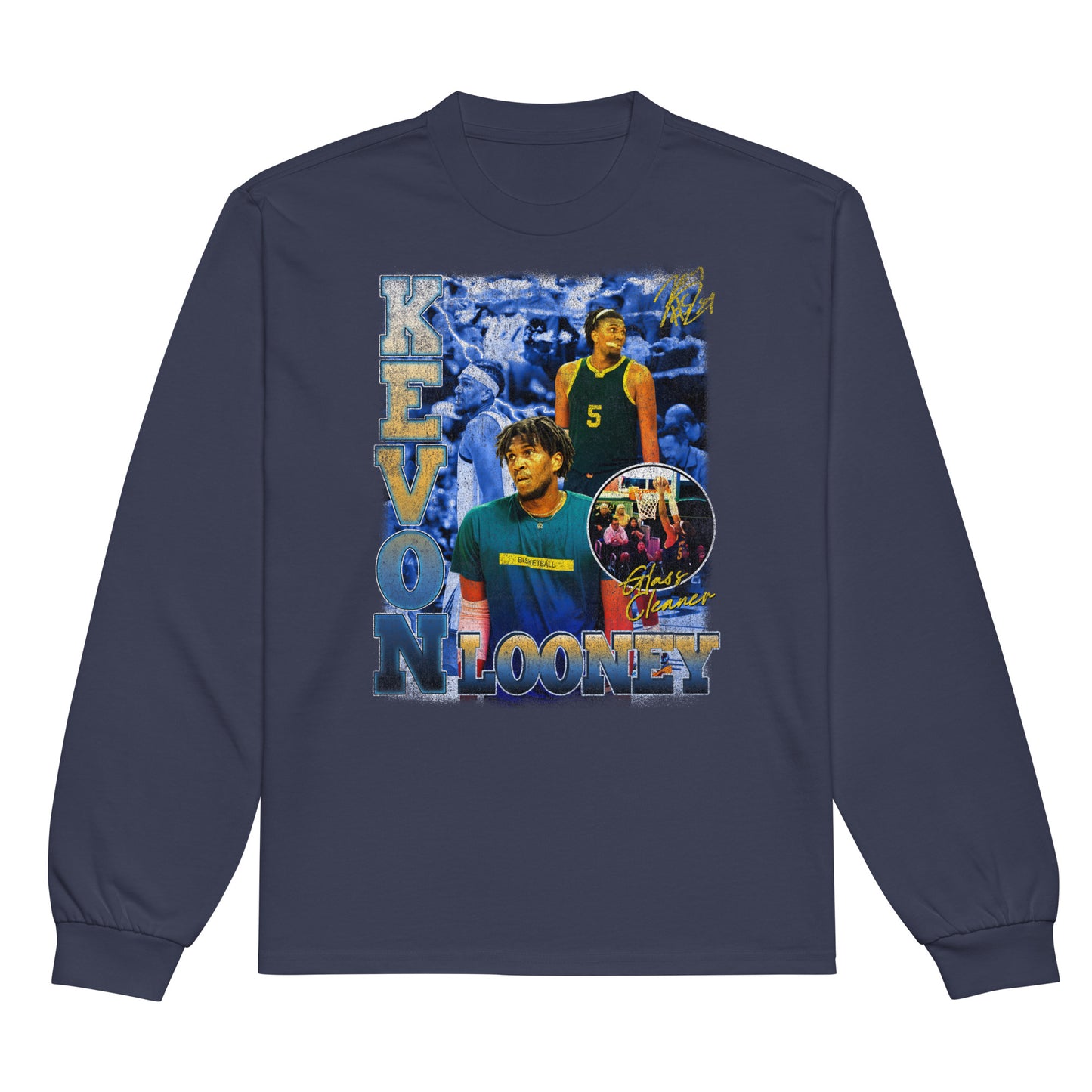 Kevon Looney Vintage Long-Sleeve Tee Shirt